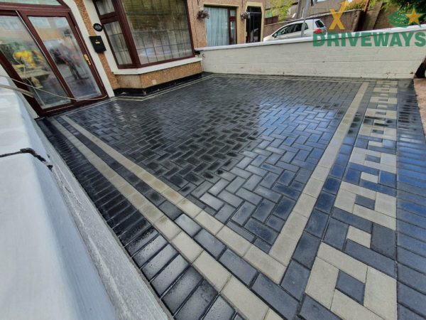 Driveway laid with block paving in Bandon, County Cork