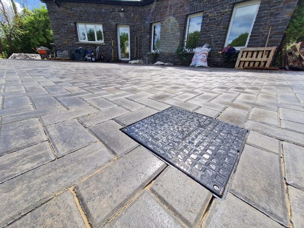 Driveway laid with block paving in Cloyne, County Cork