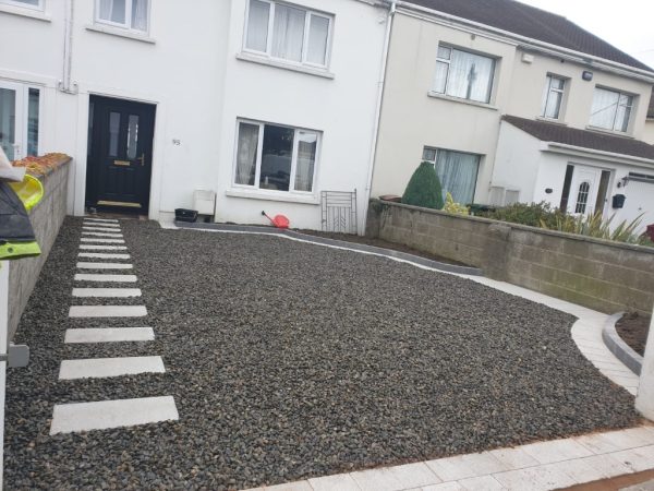 New gravel installation on a driveway in Bandon