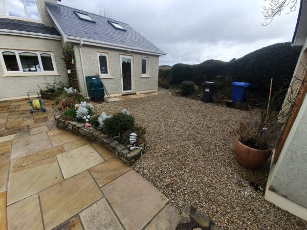 Gravel laid on a driveway in Bandon