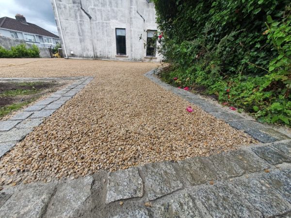 Gravel laid driveway in Cloyne, County Cork