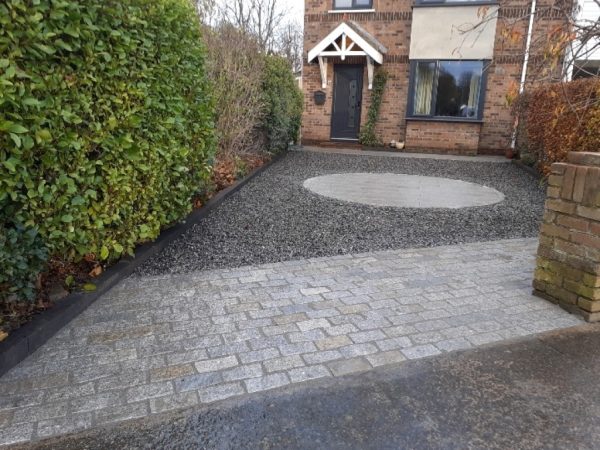 Gravel stoned driveway in Bandon